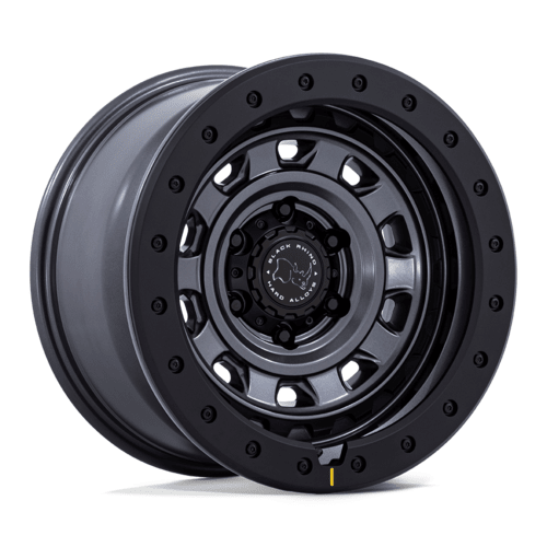 Black Rhino Hard Alloys BR023 XPLORER 17x9 Matte Gunmetal with Black Rock Guard