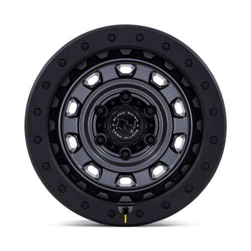 Black Rhino Hard Alloys BR023 XPLORER 17x9 Matte Gunmetal with Black Rock Guard