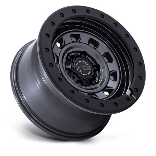 Black Rhino Hard Alloys BR023 XPLORER 17x9 Matte Gunmetal with Black Rock Guard