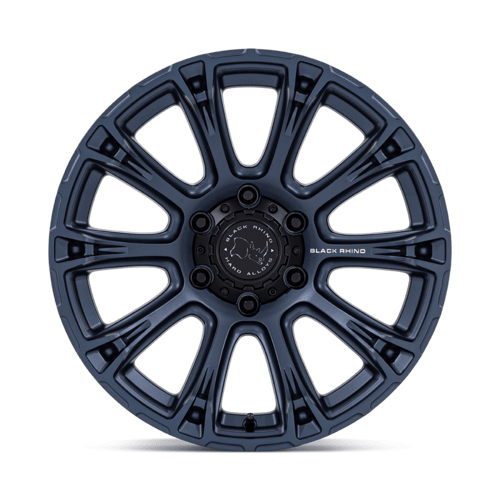 Black Rhino Hard Alloys Diamondback 17x9 Inch Wheel with Metallic Blue Finish, 6x139.7 Bolt Pattern, +12 Offset