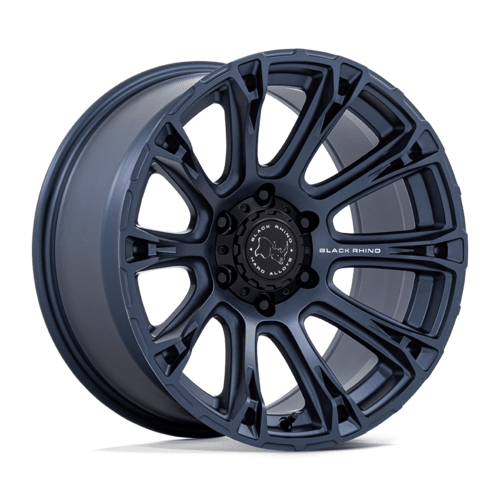 Black Rhino Hard Alloys Diamondback 17x9 Matte Blue Wheel with -12 Offset and 6x139.7 Bolt Pattern