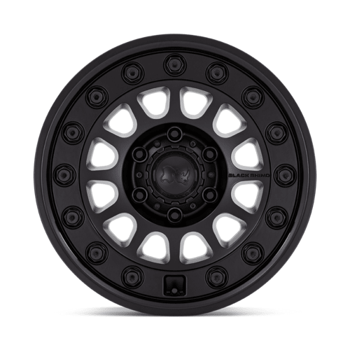 Black Rhino Hard Alloys Outback 17x8.5 Matte Black Wheel with - 10 Offset and 6x139.7 Bolt Pattern