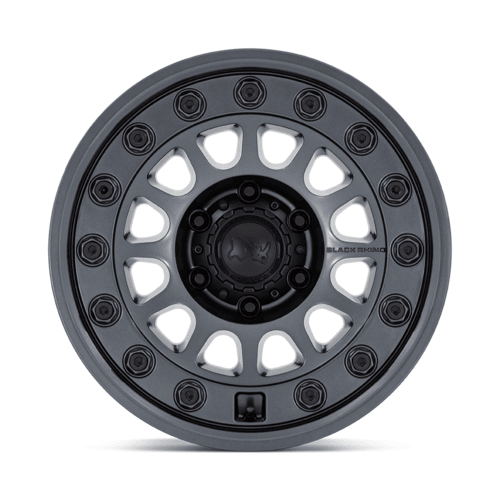 Black Rhino Hard Alloys Outback 17x8.5 Matte Gunmetal Wheel with - 10 Offset and 6x139.7 Bolt Pattern