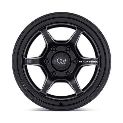 Black Rhino Hard Alloys Shogun 17x8.5 Matte Black Wheel with 6x120 Bolt Pattern and +20 Offset