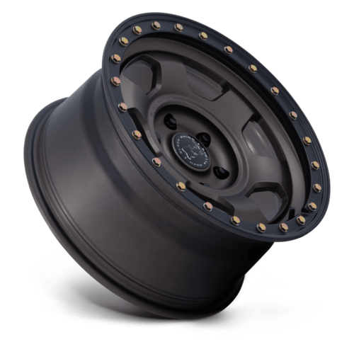 Black Rhino Hard Alloys Trooper 17x8.5 Bronze with Matte Black Lip - Model BR029