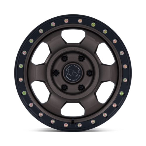 Black Rhino Hard Alloys Trooper 17x8.5 Bronze with Matte Black Lip - Model BR029