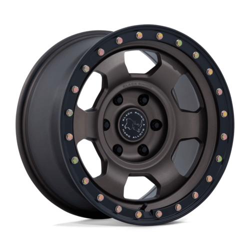 Black Rhino Hard Alloys Trooper 17x8.5 Bronze with Matte Black Lip - Model BR029