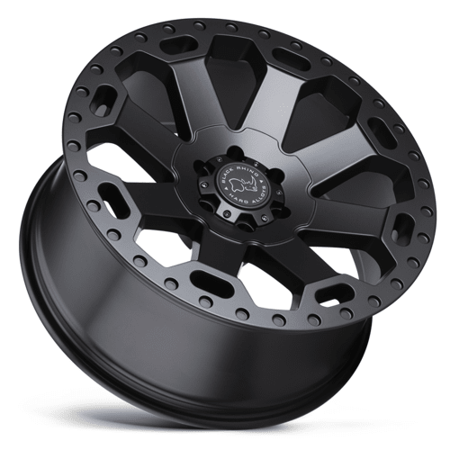 Black Rhino Hard Alloys WARLORD 17x8 Matte Gunmetal Wheel with 5x127 Bolt Pattern and +30 Offset