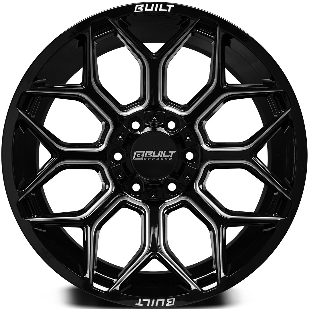 AXE BTO-4 Wheel | Gloss Black Milled