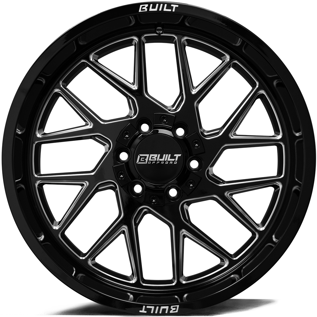 AXE BTO-3 Wheel | Gloss Black Milled