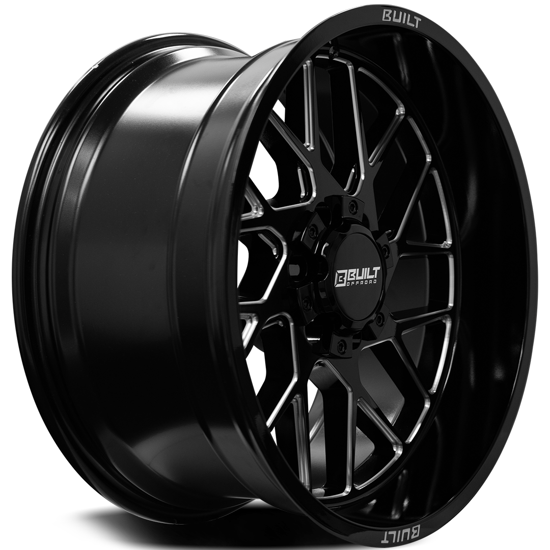 AXE BTO-3 Wheel | Gloss Black Milled
