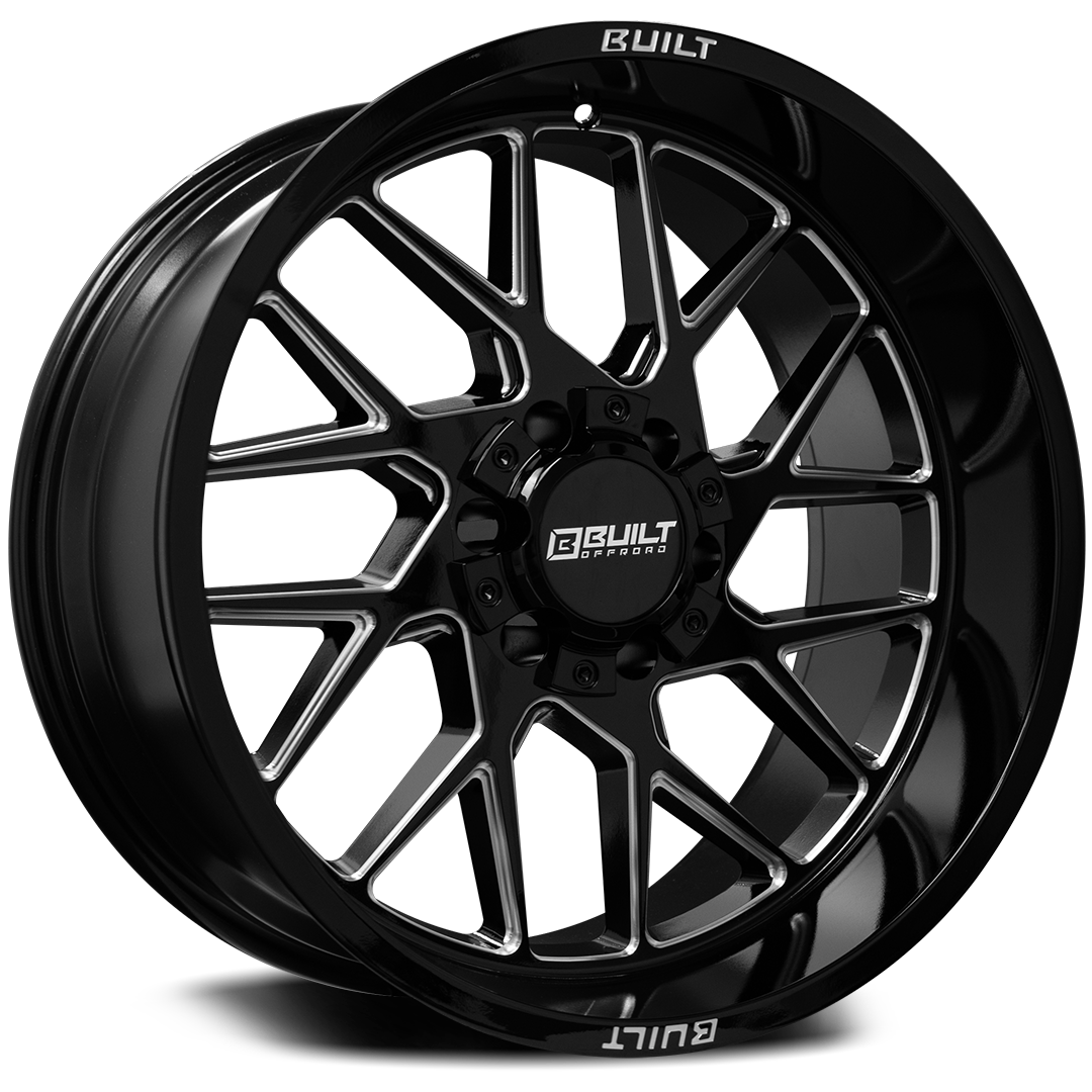 AXE BTO-3 Wheel | Gloss Black Milled
