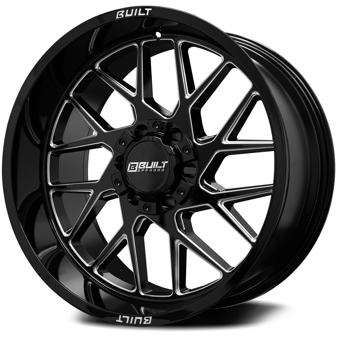 AXE BTO-3 Wheel | Gloss Black Milled