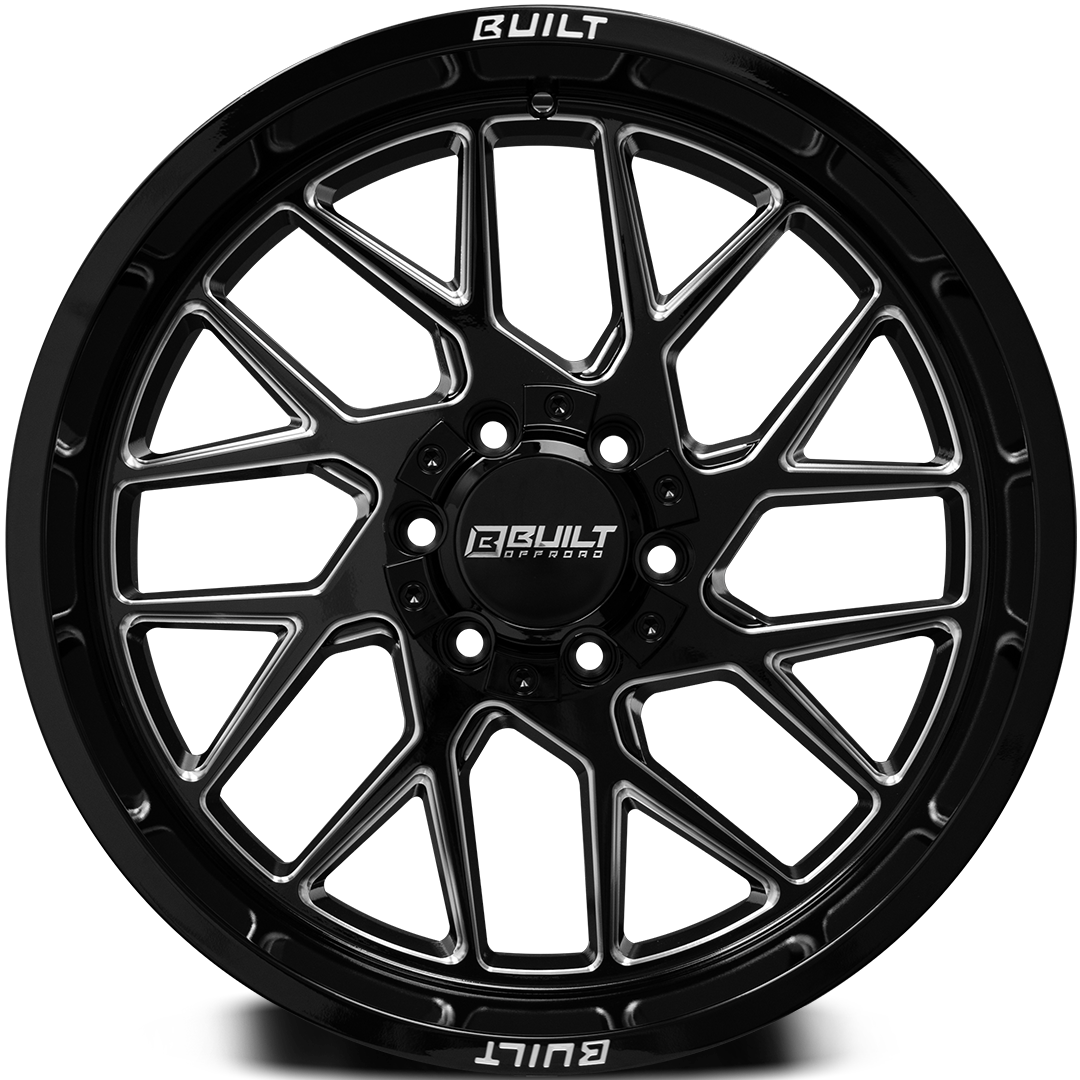 AXE BTO-3 Wheel | Gloss Black Milled