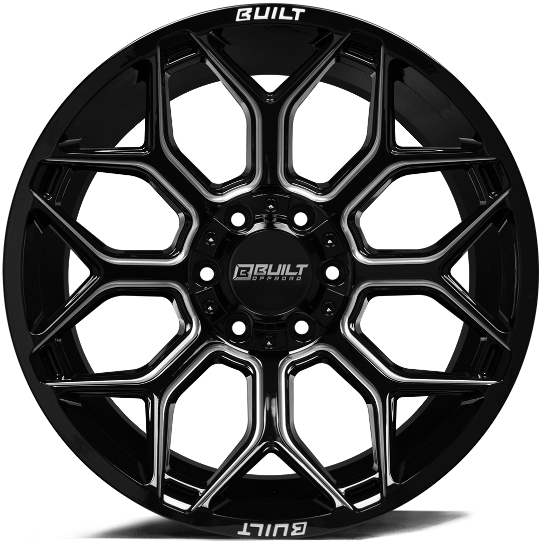 AXE BTO-4 Wheel | Gloss Black Milled