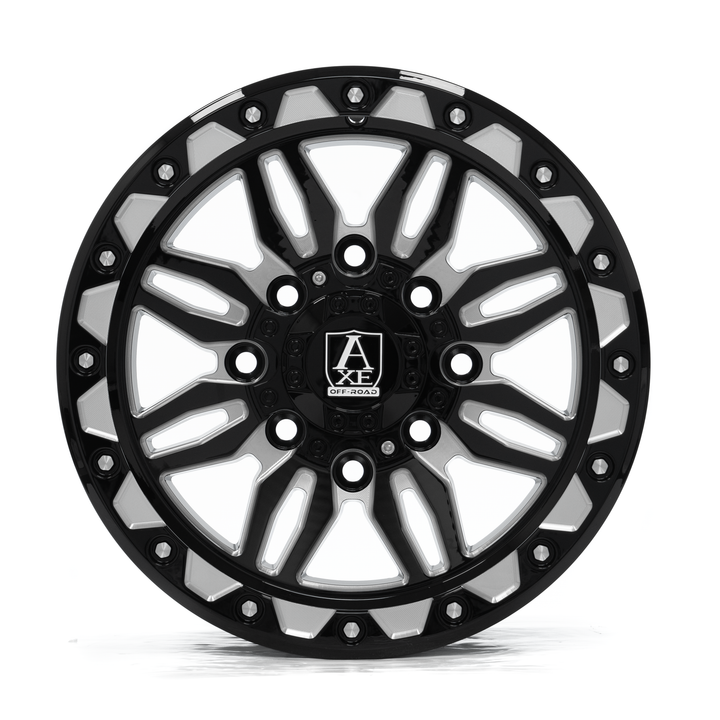 AXE CERUS UTV Wheel | Gloss Black Milled