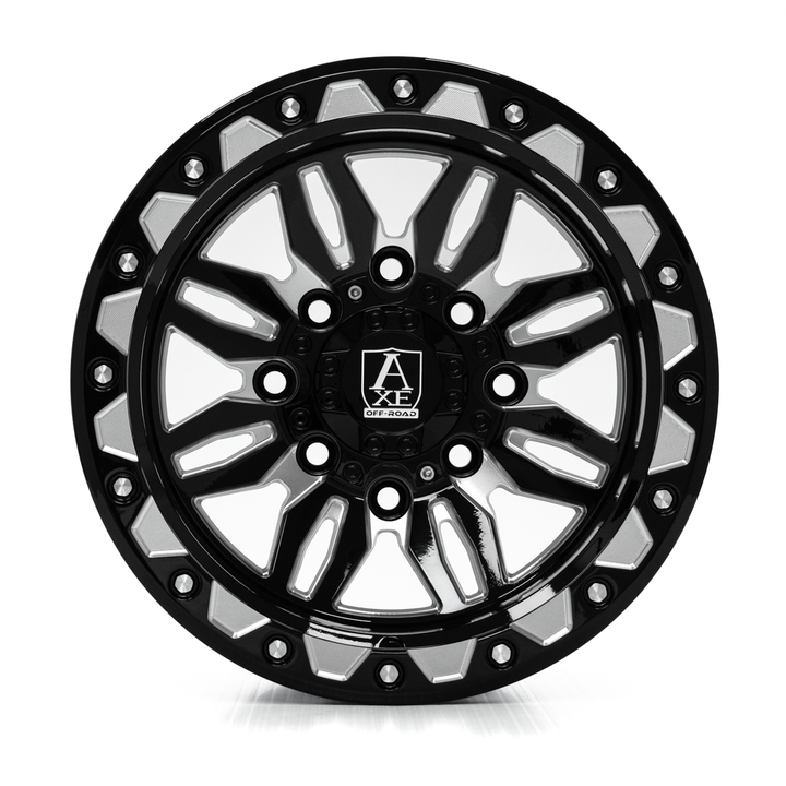 AXE CERUS UTV Wheel | Gloss Black Milled