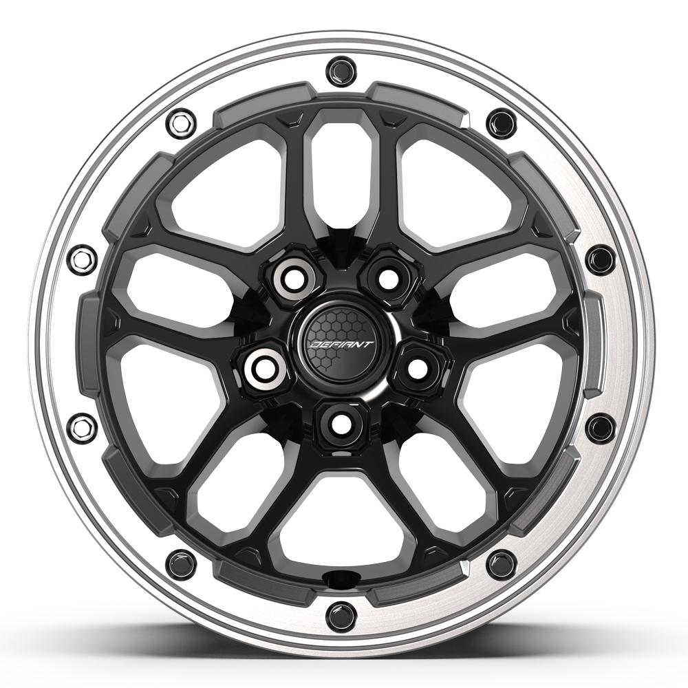 DEFIANT Wheels DF01 17x8 with 5x5 Bolt Pattern