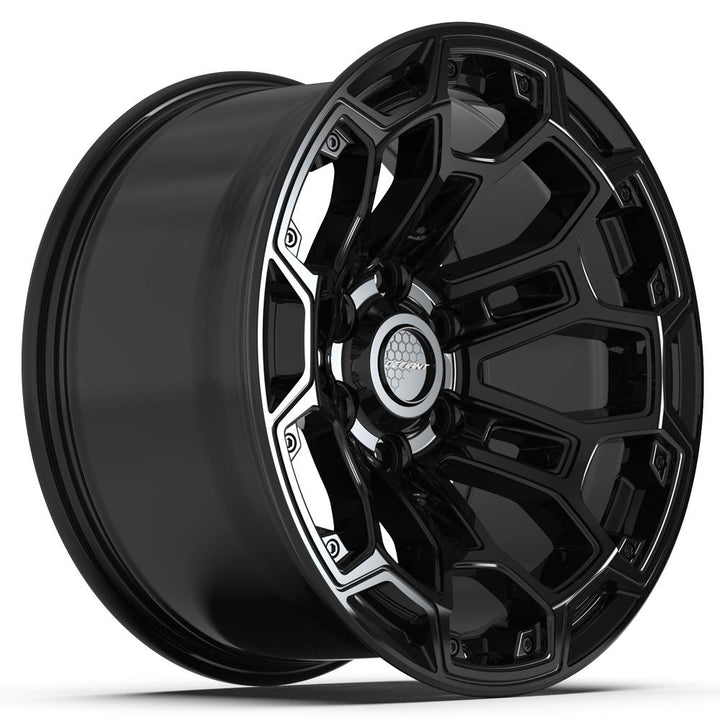 DEFIANT Wheels DF03 for Chevrolet, GMC, Nissan, and RAM - 6x5.5" Bolt Pattern, - 12 Offset