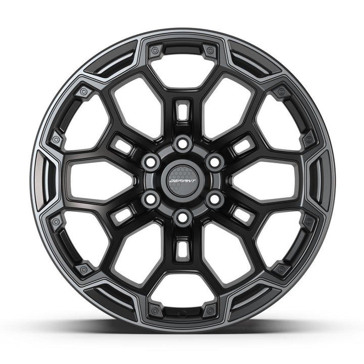 DEFIANT Wheels DF03 for Chevrolet, GMC, Nissan, and RAM - 6x5.5" Bolt Pattern, - 12 Offset