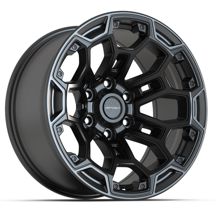 DEFIANT Wheels DF03 for Chevrolet, GMC, Nissan, and RAM - 6x5.5" Bolt Pattern, - 12 Offset