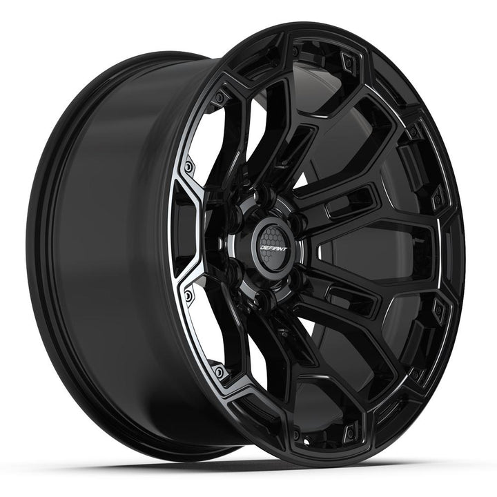 DEFIANT Wheels DF03 for Chevrolet, GMC, Nissan, and RAM - 6x5.5" Bolt Pattern, - 12 Offset