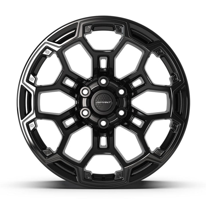 DEFIANT Wheels DF03 for Chevrolet, GMC, Nissan, and RAM - 6x5.5" Bolt Pattern, - 12 Offset