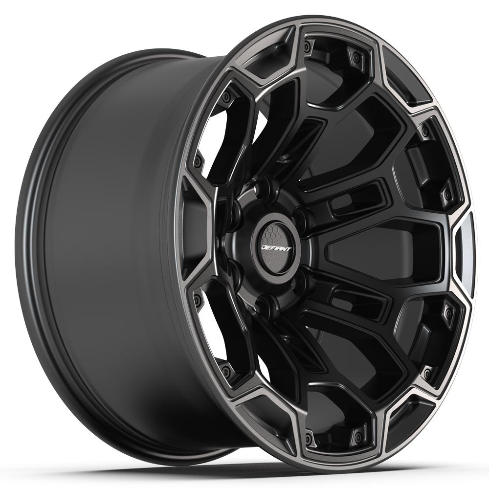DEFIANT Wheels DF03 for Chevrolet, GMC, Nissan, and RAM - 6x5.5" Bolt Pattern, - 12 Offset