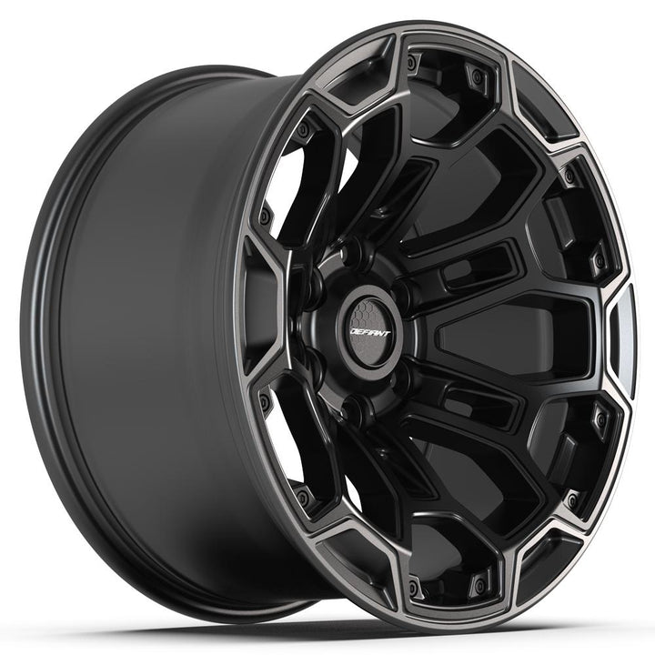 DEFIANT Wheels DF03 for Chevrolet, GMC, Nissan, and RAM - 6x5.5" Bolt Pattern, - 12 Offset