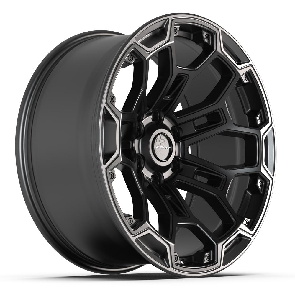 DEFIANT Wheels DF03 for Chevrolet, GMC, Nissan, and RAM - 6x5.5" Bolt Pattern, - 12 Offset