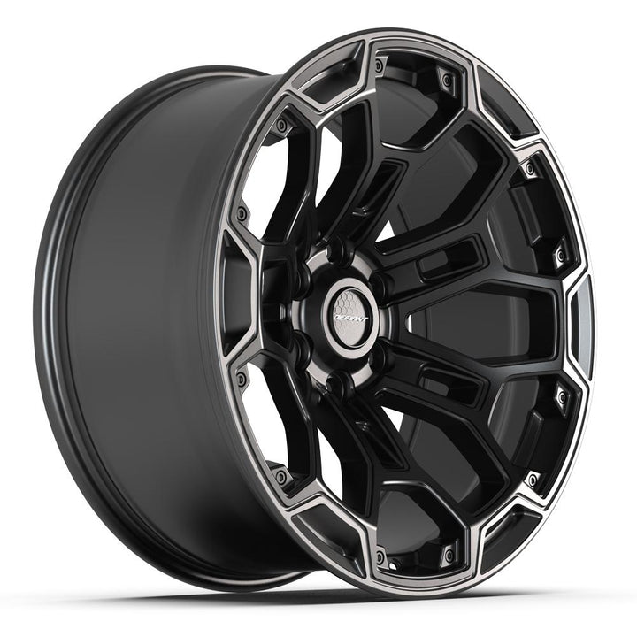 DEFIANT Wheels DF03 for Chevrolet, GMC, Nissan, and RAM - 6x5.5" Bolt Pattern, - 12 Offset