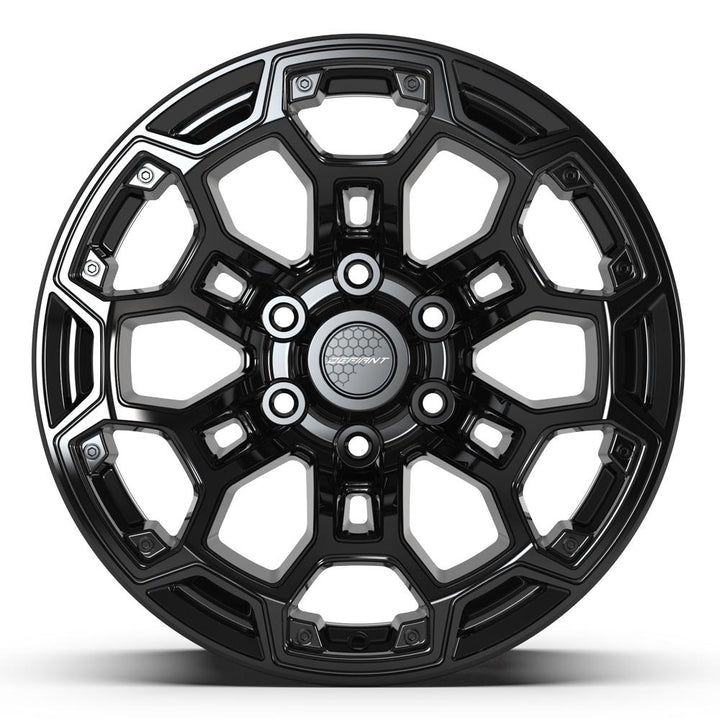DEFIANT Wheels DF03 for Chevrolet, GMC, Nissan, and RAM - 6x5.5" Bolt Pattern, - 12 Offset