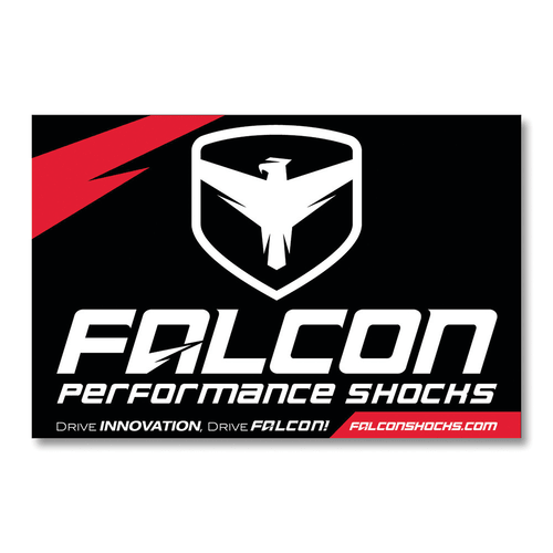 Falcon Shocks FALCON Banner 3ft x 4.5ft for Automotive Displays