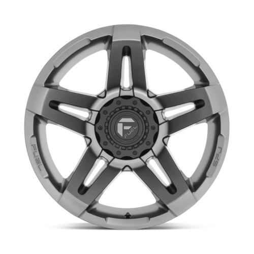 Fuel 1PC D764 SFJ Matte Gun Metal 20x12 Wheel with - 44 Offset for 6x135/6x139.7 Bolt Pattern