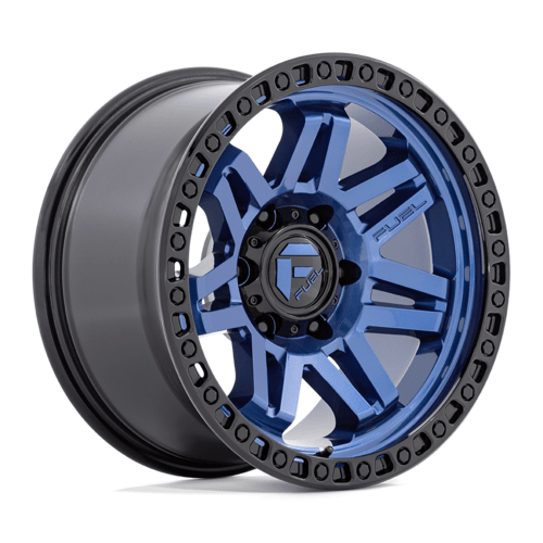 Fuel 1PC D813 SYNDICATE 17x9 Inch Wheel with Dark Blue Finish and Black Ring