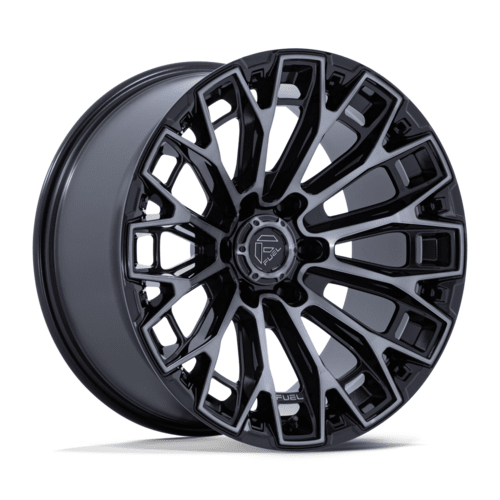 Fuel 1PC FC882TRAX 18x9 Inch Gloss Black Machined Face Wheel with Dark Tinted Clear Finish
