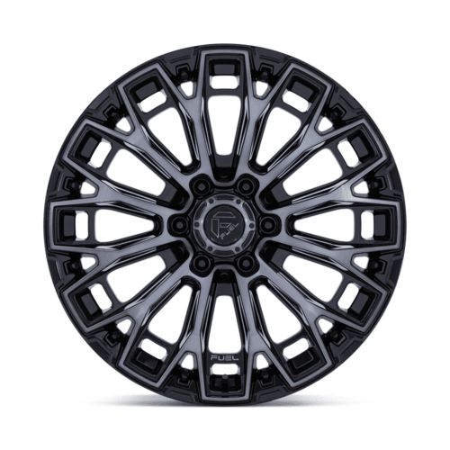 Fuel 1PC FC882TRAX 18x9 Inch Gloss Black Machined Face Wheel with Dark Tinted Clear Finish