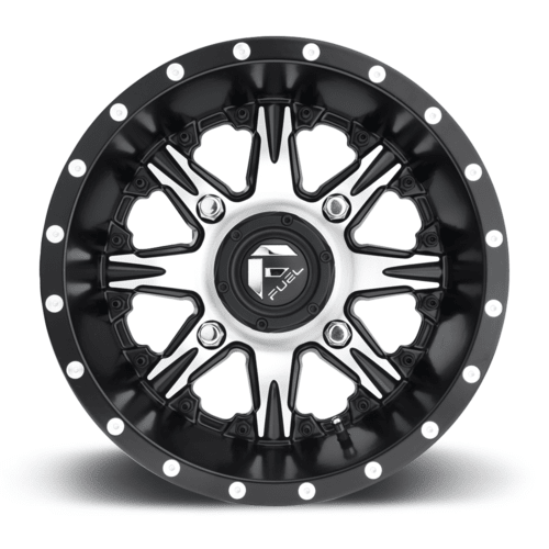 Fuel UTV D541 Nutz 14x7 Matte Black Machined Wheel with 4x156 Bolt Pattern and +13 Offset