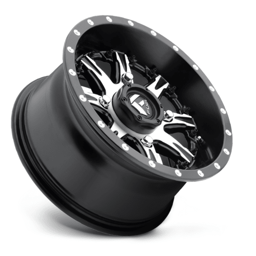 Fuel UTV D541 Nutz 14x7 Matte Black Machined Wheel with 4x156 Bolt Pattern and +13 Offset