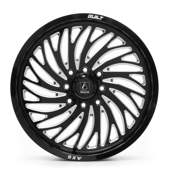 AXE HYDRA UTV Wheel | Gloss Black Milled