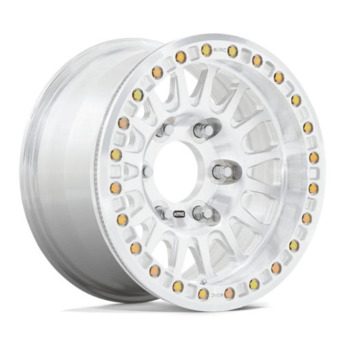 KMC Impact Forged Beadlock 17x9 Wheel with -12 Offset and Machined Finish