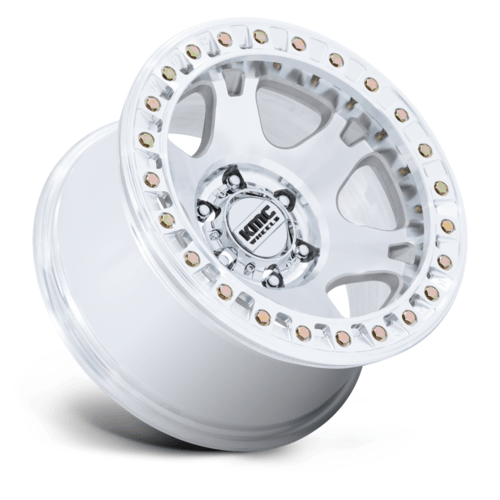 KMC KM238 VI Beadlock 17x9 Inch Wheel with - 38 Offset and Machined Finish