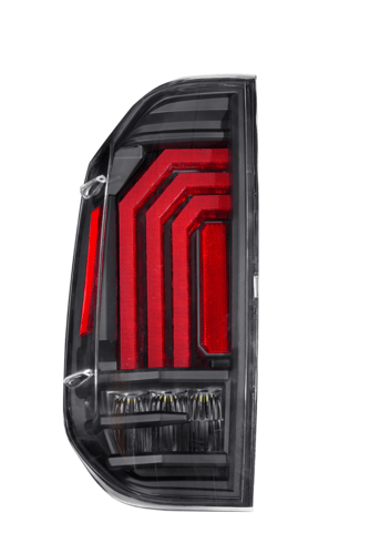 Morimoto LF705.2 Tundra Headlight Pair for 2014-2021 Toyota Tundra in Black
