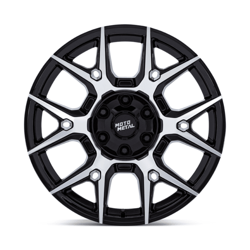 Moto Metal MO813 MASON 17x8.5 Inch Gloss Black Machined Face Wheel