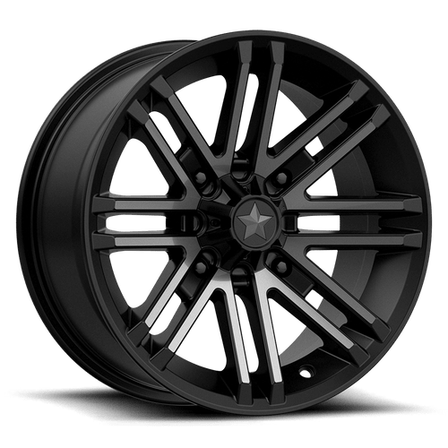 MSA Offroad Wheels M40 Rogue UTV 14x7 Satin Black with Titanium Tint