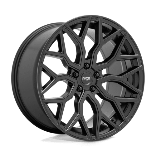 Niche 1PC M261 MAZZANTI 20x9 Matte Black Wheel with 5x108 Bolt Pattern and 38mm Offset