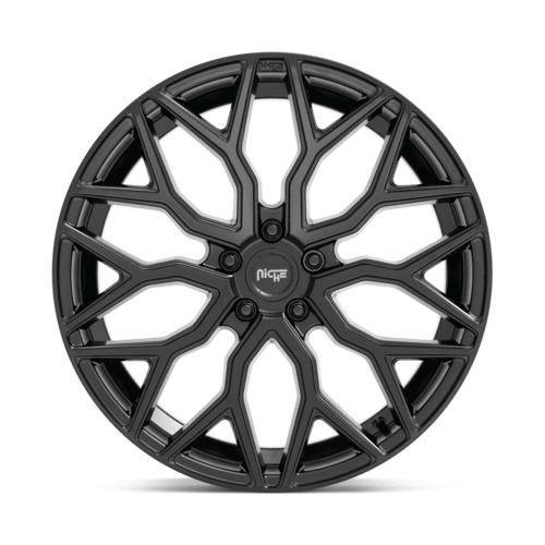 Niche 1PC M261 MAZZANTI 20x9 Matte Black Wheel with 5x108 Bolt Pattern and 38mm Offset