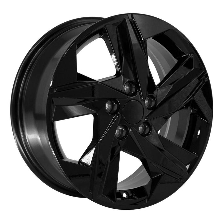 OE Wheels 17 - Inch Replica Alloy Wheel for Hyundai Vehicles - Gloss Black Finish (HY12 - 17070 - 5450 - 45B)