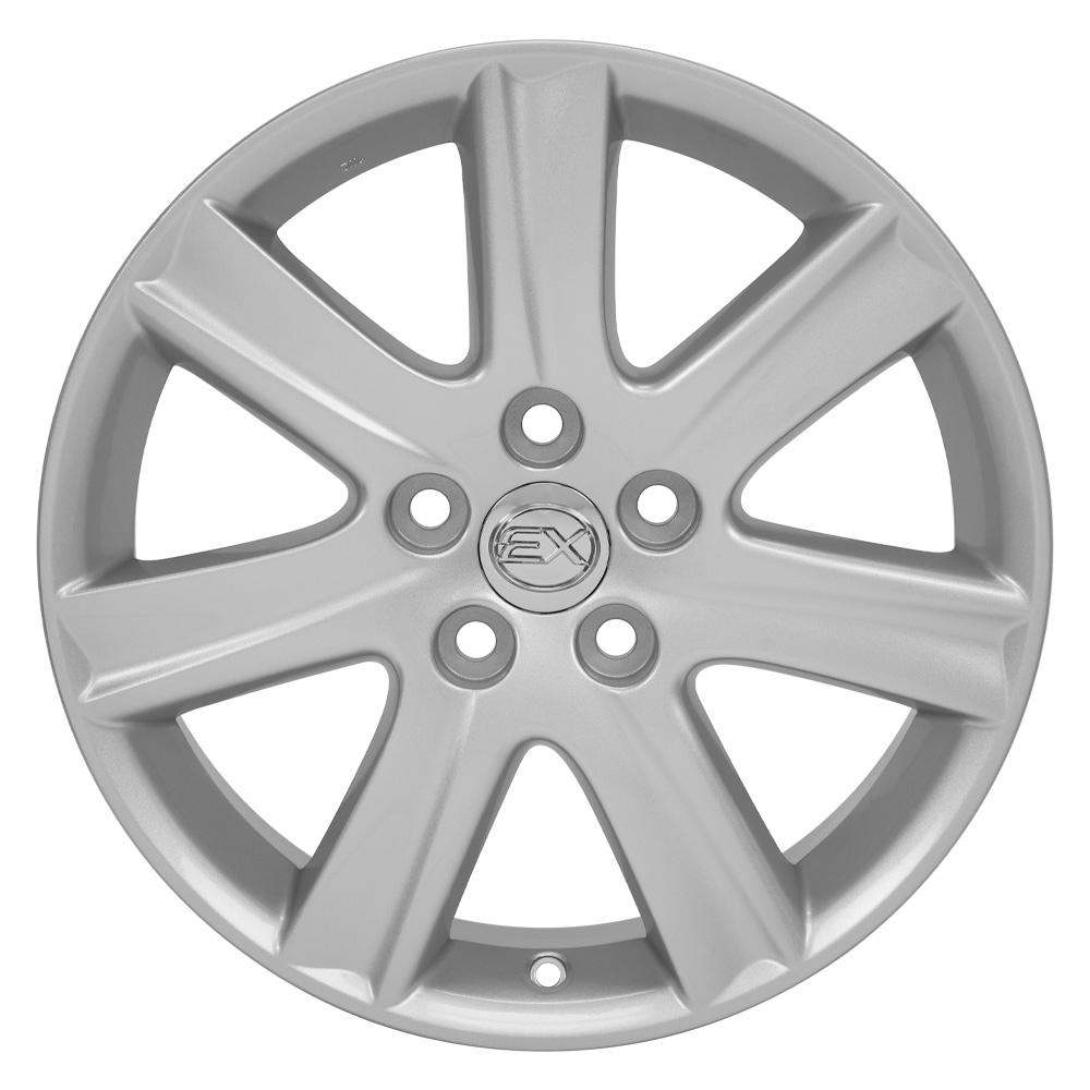 OE Wheels 17 - Inch Replica LX12 Alloy Wheels for Lexus ES and Toyota Models in Silver Finish
