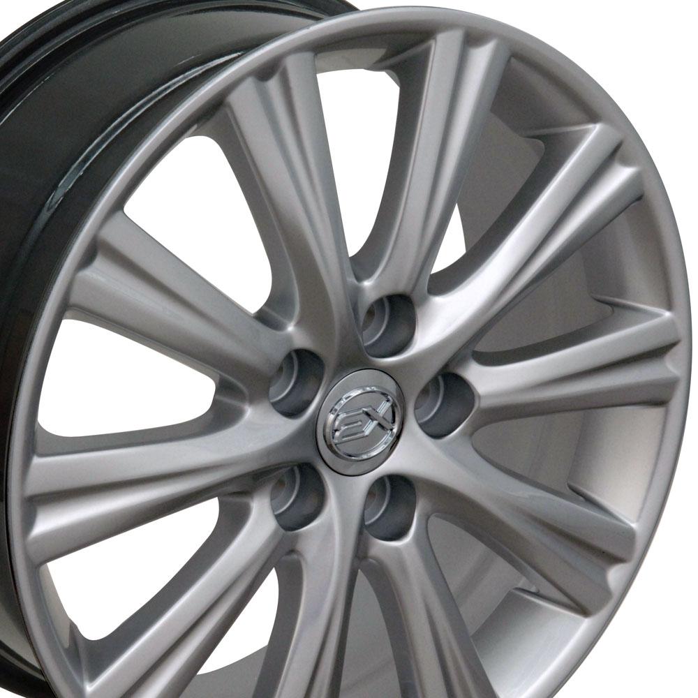 OE Wheels 17 - inch Replica Wheel LX43 for Lexus ES350 - Hyper Silver Finish